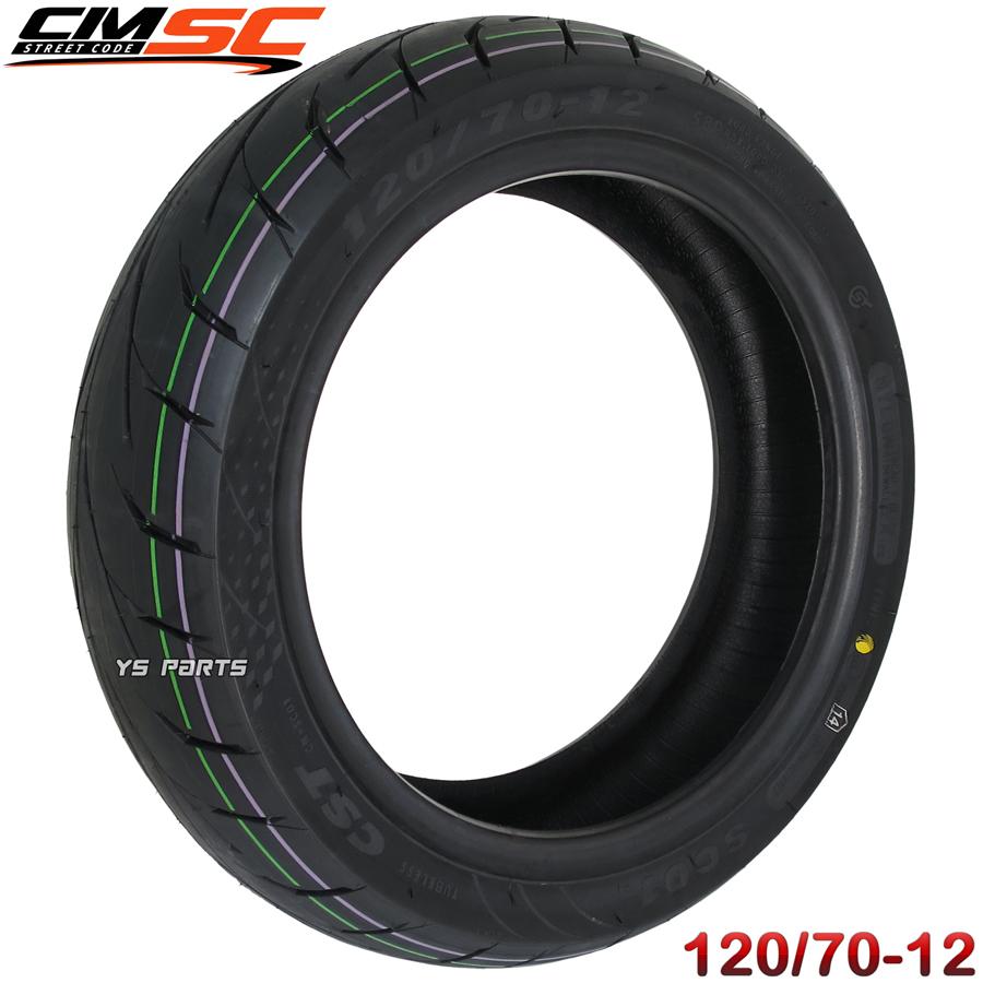 ヤマハ純正DURO 120/70-12 即装着可 グリファス 話題のセミレーシングタイヤ CST CM-SC01 120/70-12 フロント用