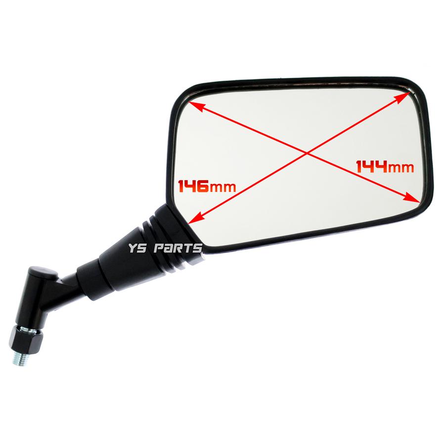 NEWモデル CZミラー艶消し黒10mm正ネジ ゼファー400 ゼファーカイ