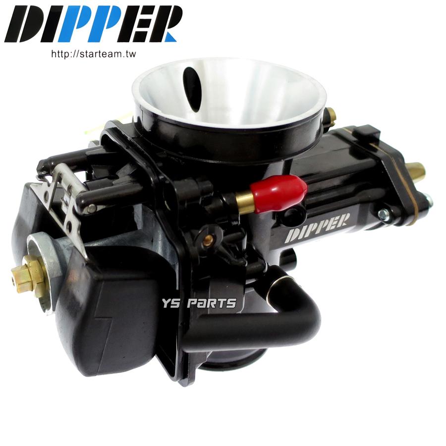 パワージェット付/メッキスライドバルブ]DIPPER PWK28ビッグキャブ黒