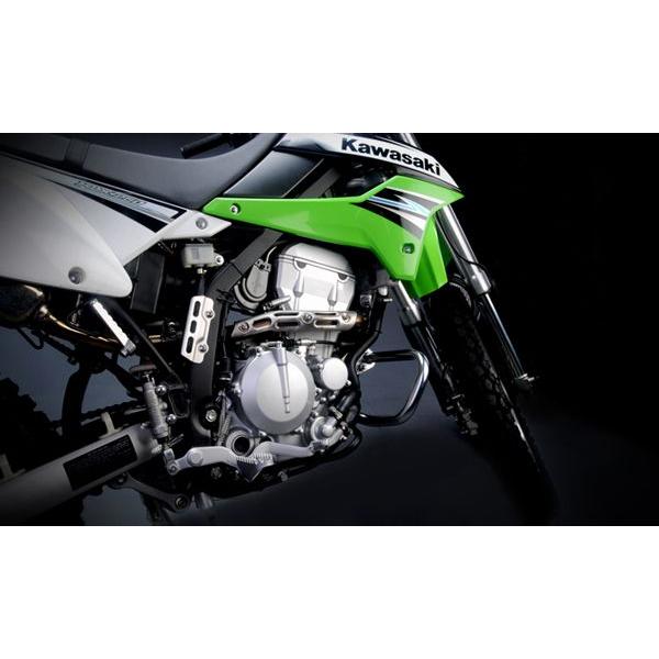 Dトラ　lx250e スタントガード 高品質】DMV(Dimotiv)エンジンガード左右SETサンドブラスト KLX250ES