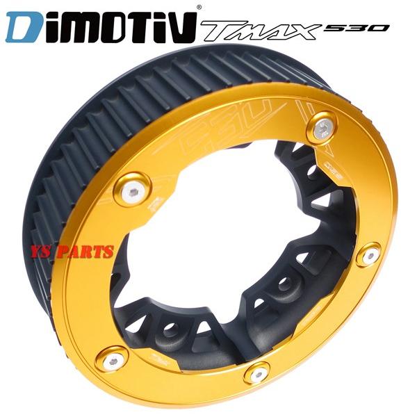 にんにん　リング3点 超高品質】DMV(Dimotiv)新型CNCリアスプロケットプーリー63T黒