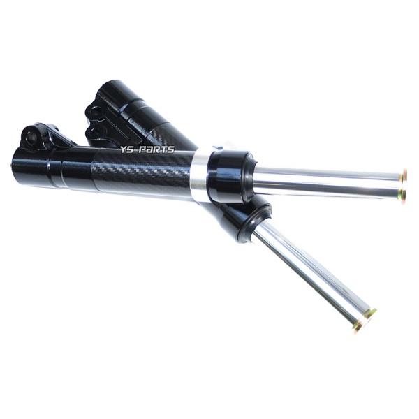 復刻！高品質 15mmローダウンフロントフォーク黒 カーボン