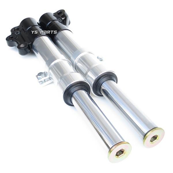 復刻！高品質 15mmローダウンフロントフォーク黒 銀 リモコンジョグZ2