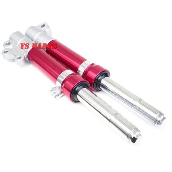特注 カスタムフロントフォーク レッドカラー スーパージョグZ (3YK1 2