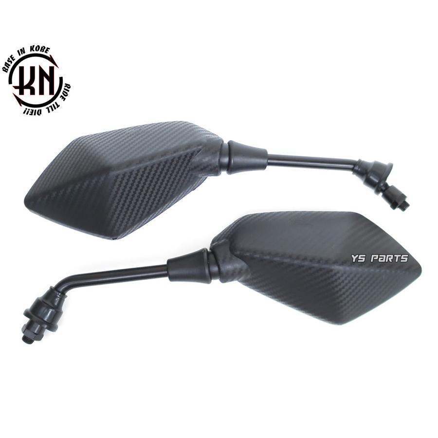 カーボン調GLミラー10mm正ネジ KLX125/Dトラッカー125/DトラッカーX