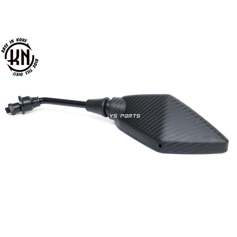 カーボン調GLミラー10mm正ネジ KLX125/Dトラッカー125/DトラッカーX