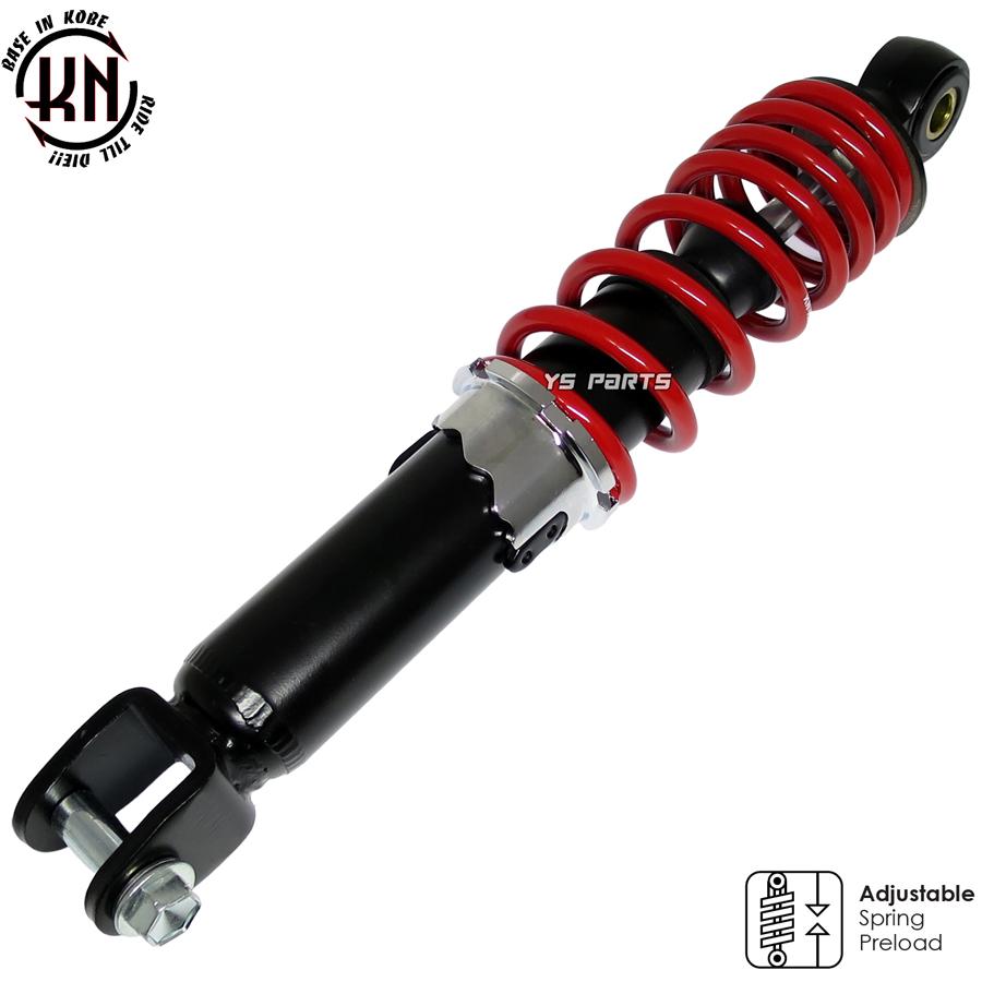 ツインダンパー】KNリアサス赤黒265mm ライブディオJ/ライブ ツインダンパー】KNリアサス赤黒265mm ライブディオJ/ライブ