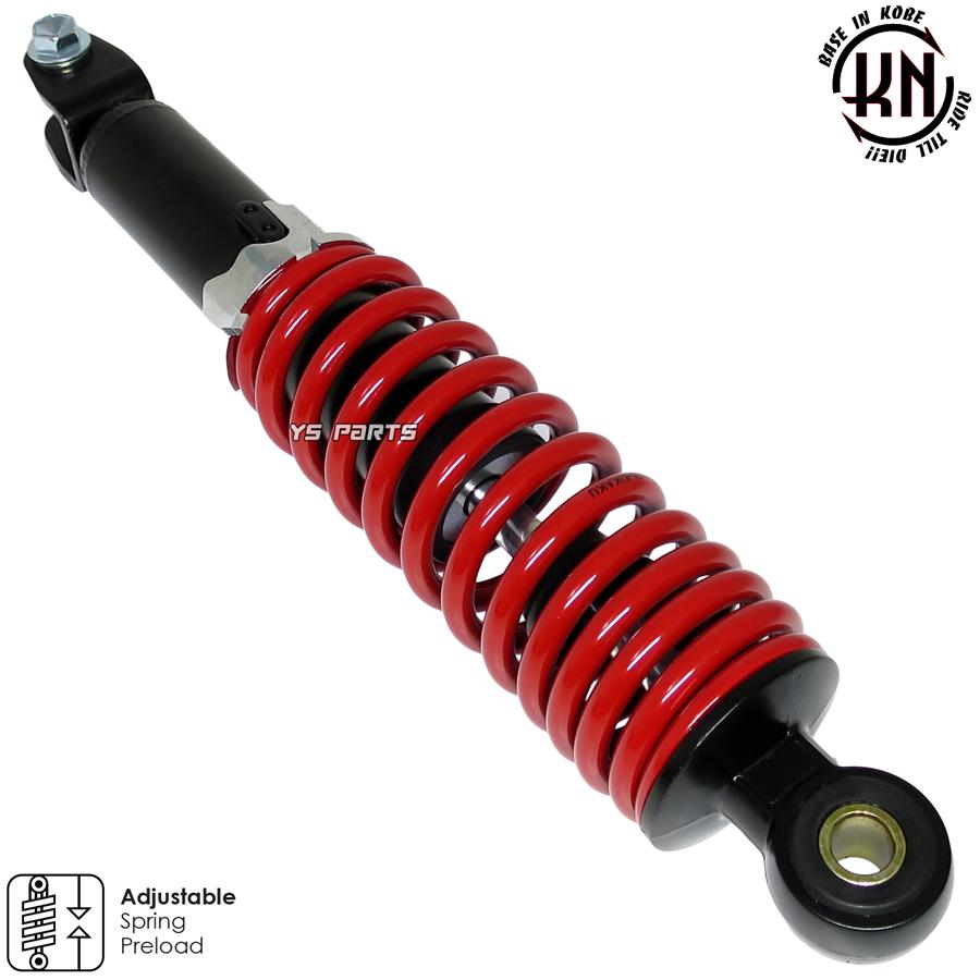 KNツインダンパーリヤサス/リアショック黒赤290mmスーパーディオ KNツインダンパーリヤサス/リアショック黒赤290mmスーパーディオ