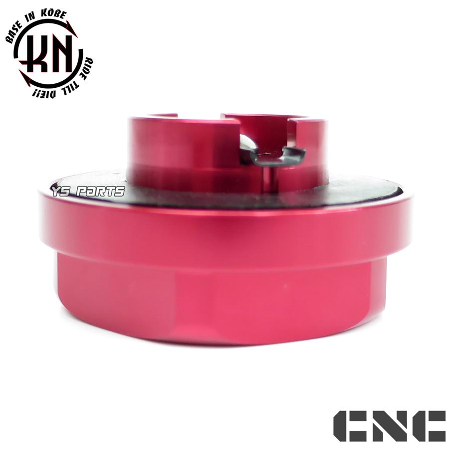 CNC KNアルミガソリンキャップ赤ジャイロキャノピー TA02 TA03