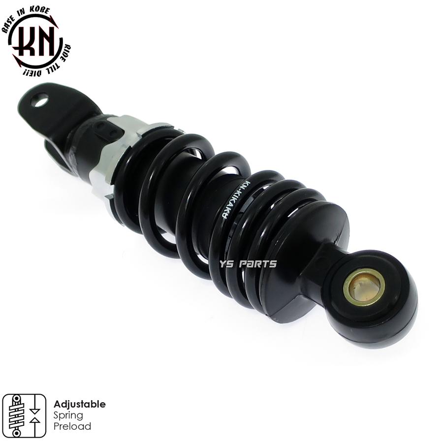 エンジンスワップにも KNリアサス黒190mm ジョグZR SA13J ジョグ