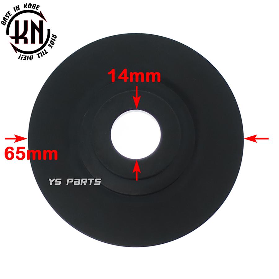 CNC削出]デュアルカラーホイールセンターキャップ黒赤ライブディオST