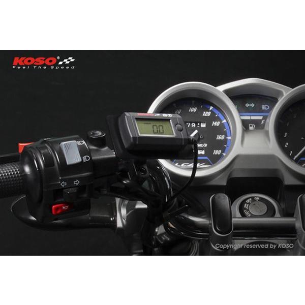 正規品]KOSO汎用メーターステー黒 22.2mmのハンドル固定対応 : YS