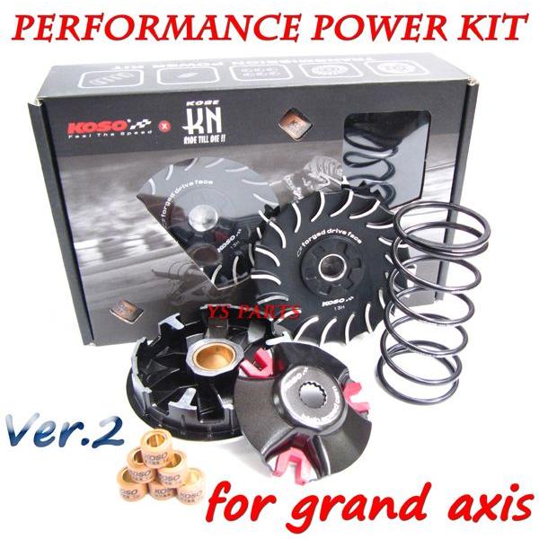 当店限定販売 正規品 Rx100グランドアクシスbw 039 S100 Kosoハイスピードプーリーパワーキット センタースプリング ウエイトローラー付 ドライブフェイス