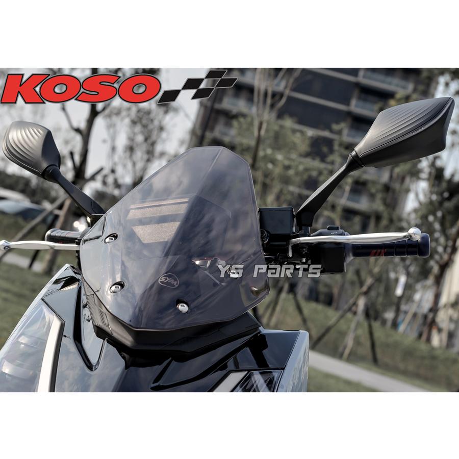 正規品/車検対応]KOSOソアリングミラー ブラック 8mm逆ネジ[ブルー