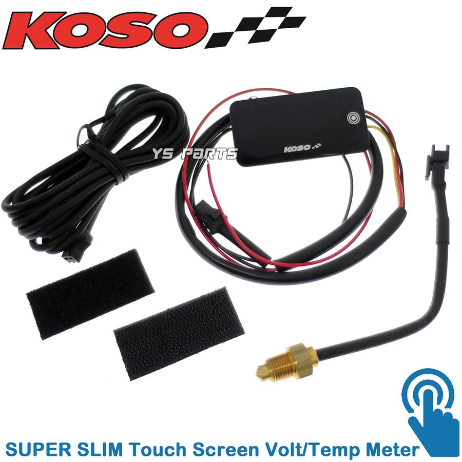正規品】KOSOタッチスクリーン水温計/電圧計 青ZRX1200/ZRX1100 正規品】KOSOタッチスクリーン水温計/電圧計 青ZRX1200/ZRX1100
