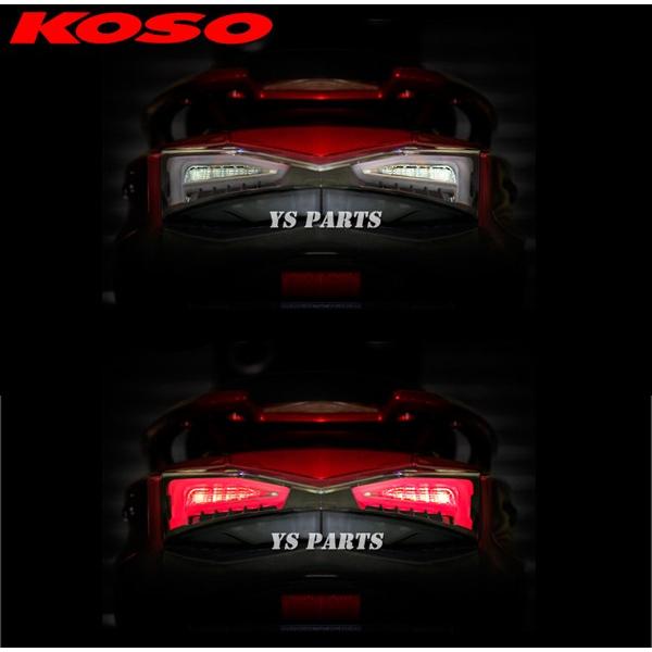 正規品】専用設計KOSO 4型シグナスX LEDテール【ウインカー 正規品】専用設計KOSO 4型シグナスX LEDテール【ウインカー
