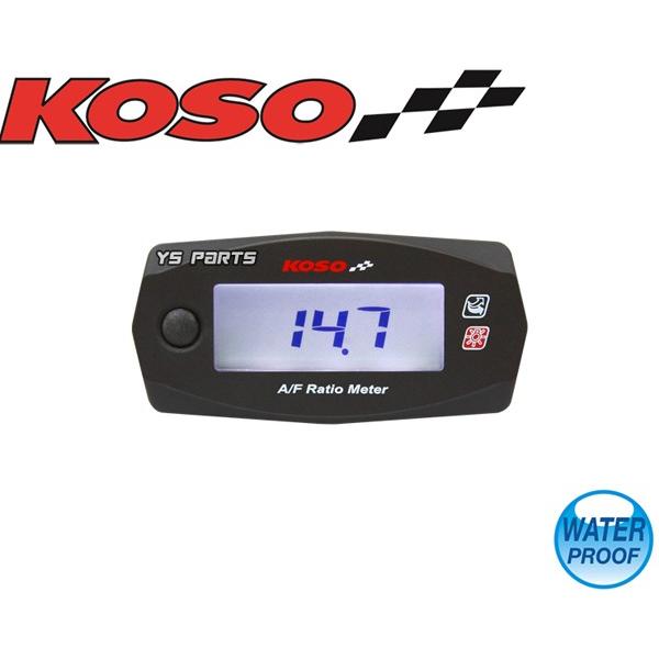 KOSO　空燃比計　A/Fメーター O2センサー/ボス付]KOSOナローバンド空燃比計エイプ100/グロム/PCX125