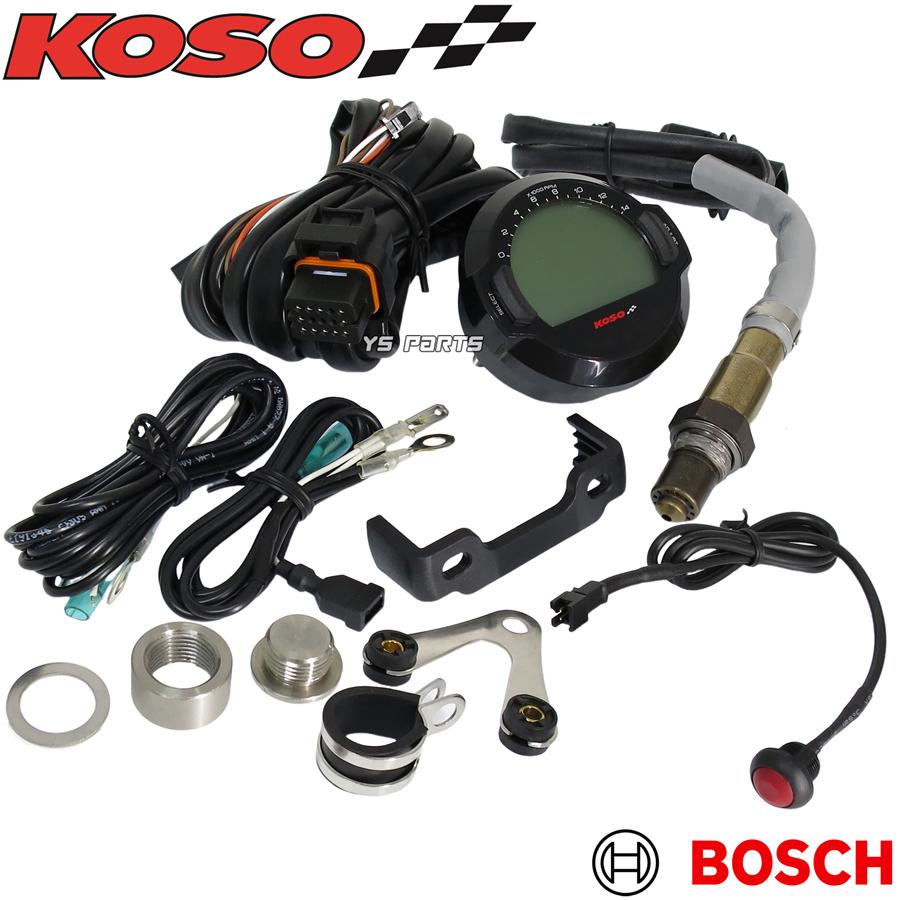 KOSOワイドバンド空燃比計/RPM/電圧計 Z125 PRO/Z125プロ/KLX250/D