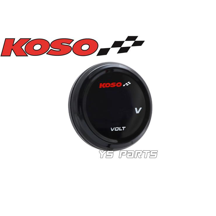正規品]KOSO 丸型LEDボルトメーター赤アドレスV50アドレスV100アドレス
