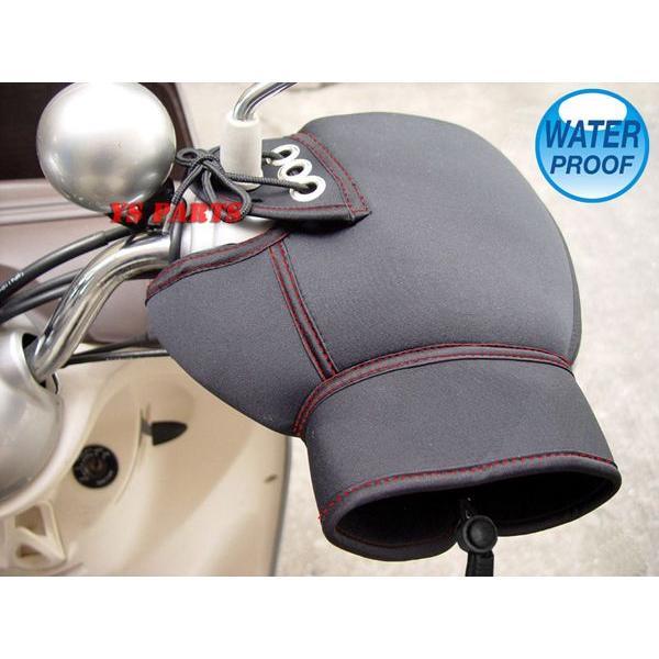 レッドステッチ】ネオプレンハンドルカバー ZRX400ZRX1100ZRX1200