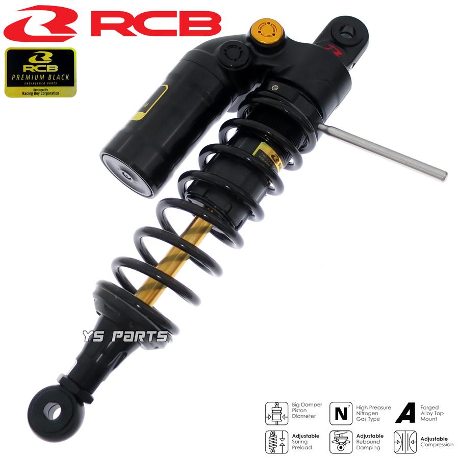 鍛造ボディ】RCBフルアジャスタブルリアショック/リヤショック黒 鍛造ボディ】RCBフルアジャスタブルリアショック/リヤショック黒