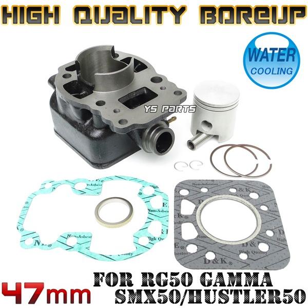 高品質】64.8ccボアアップkit RG50ガンマ(NA11A/RG50EW)TS50 ハスラー
