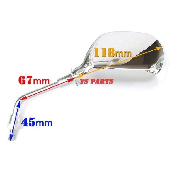 ショートミラーメッキ8mm逆ネジ シグナスX[1型(5UA/5TY/SE12J),2 ショートミラーメッキ8mm逆ネジ シグナスX[1型(5UA/5TY/SE12J),2