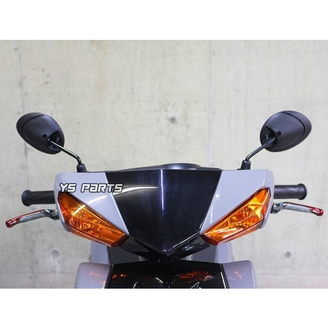 ショートミラー8逆Ver2マジェスティS SMAX BW'S125X ビーノ 5AU SA10J