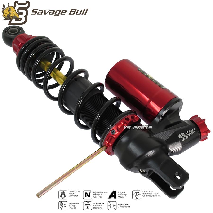 Savage Bullリアサス320mm赤(ソフト)PCX125(JF28/JF56/JF81/JK05)PCX