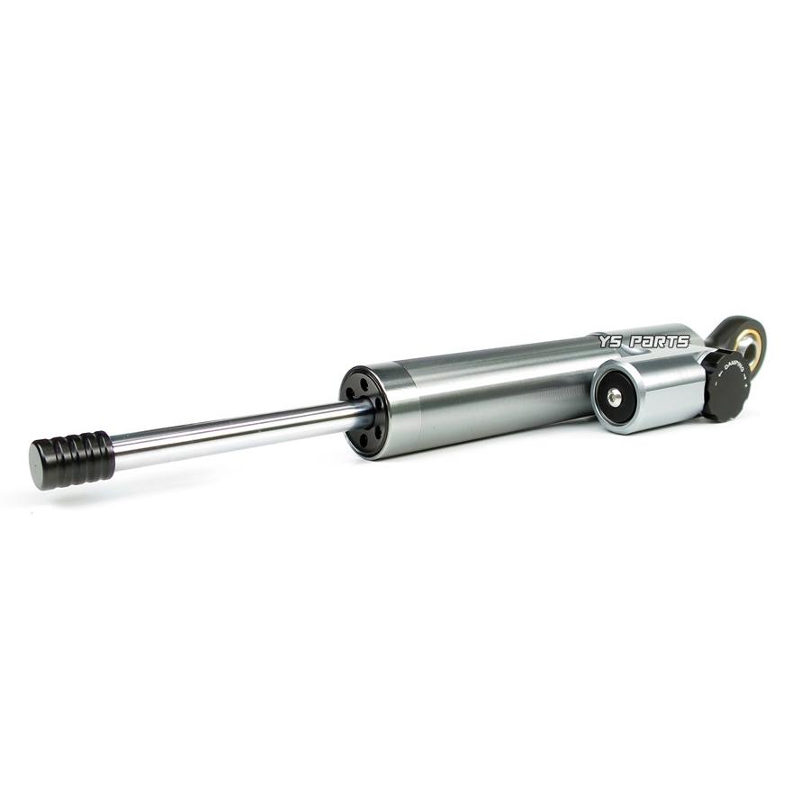 CNCボディ/75mmストローク]汎用ステアリングダンパー灰CBR1000RR