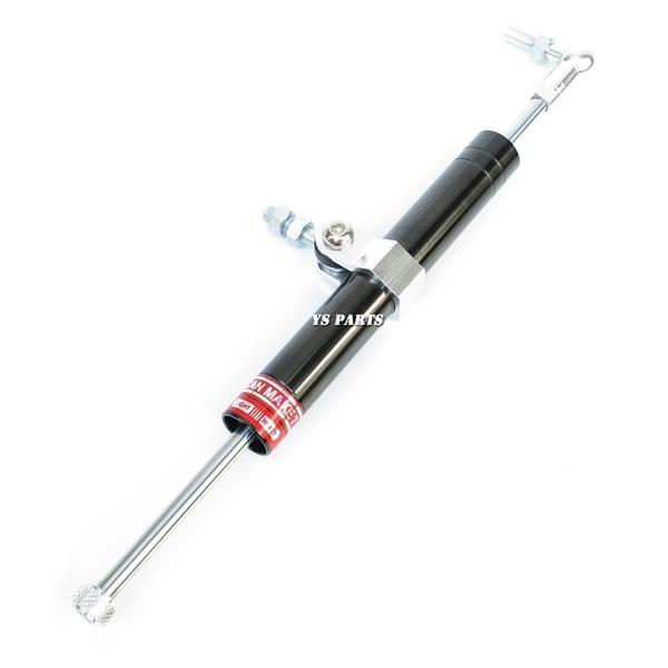 7段階ダンパー調整機能付】ステアリングダンパー黒 ゼファー400