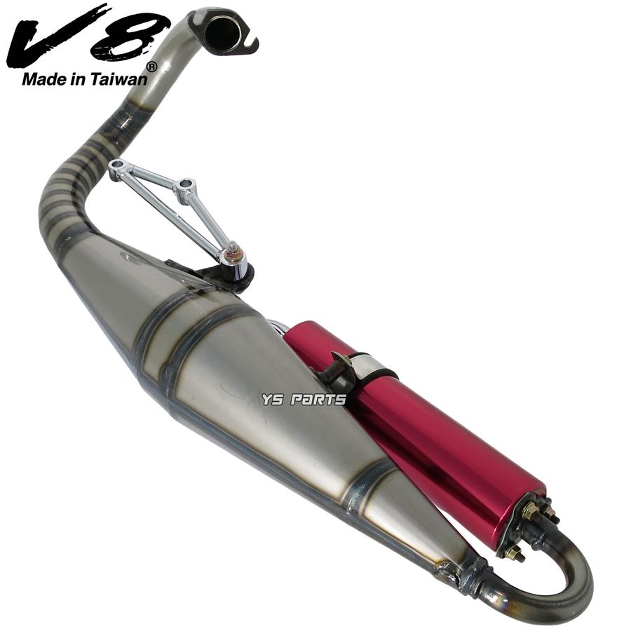 専用☆ 68cc〜ボアアップ対応 高品質V8ユーロチャンバー赤 スーパー