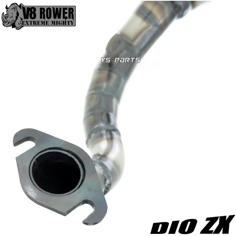 75cc-超ボアアップ対応 V8軽量レーシングチャンバー銀Live Dio 75cc-超ボアアップ対応 V8軽量レーシングチャンバー銀Live Dio