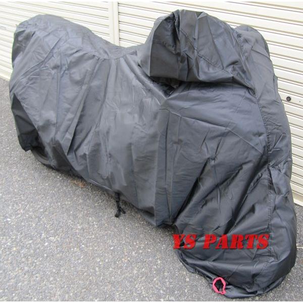 YS PARTSオリジナル高級オックス】ブラックバイクカバー5L