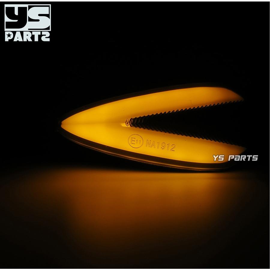 【車検対応Eマーク取得】汎用ポジション付LEDウインカー2個SET[スモークレンズ]エイプ100/グロム/FTR223/XR250/VTR250/VTR-F/CB400SF/CB400SB等