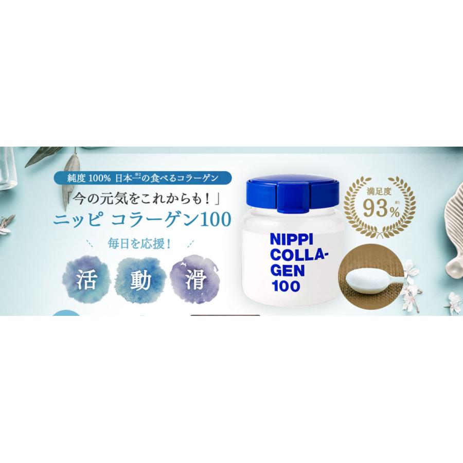 ニッピ 売り込み コラーゲン100 お試し用 110g 軽量スプーン付 送料無料 当日発送