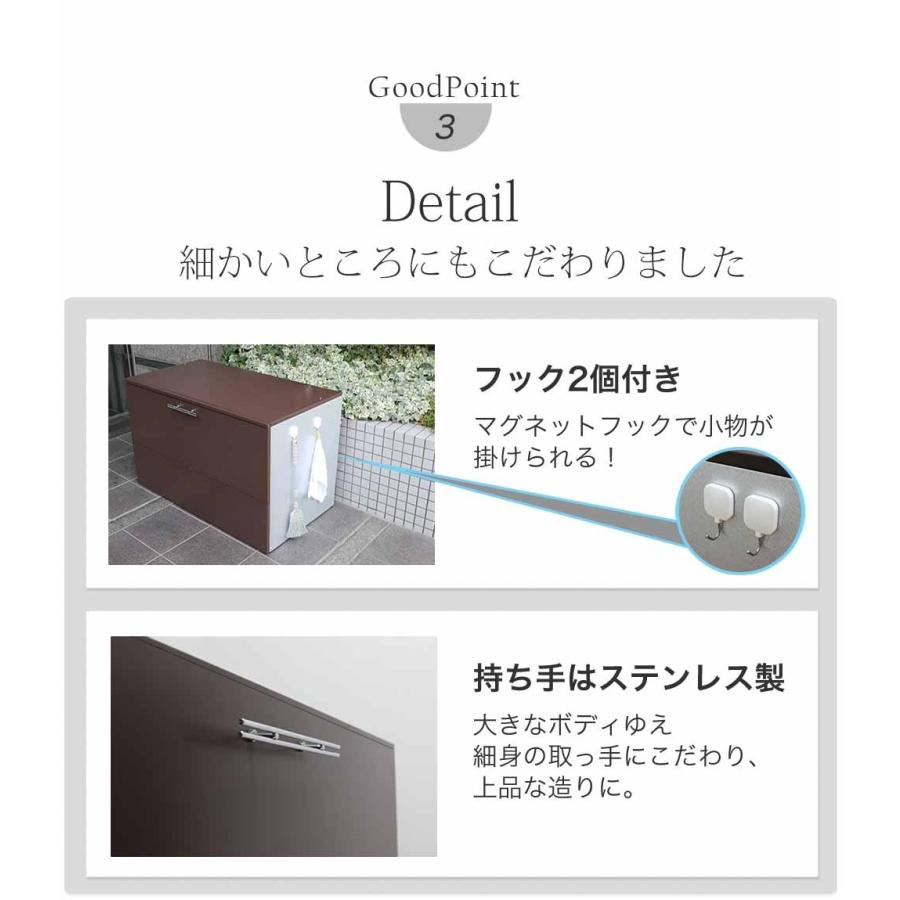 屋外用ゴミ箱 ゴミステーション ごみ箱 ゴミストッカー 屋外 約幅100cm 大型 大容量 屋外ストッカー 大型 おしゃれ 金属製 屋外ごみ箱 Adch0008 レトロおしゃれ雑貨家具のプリズム 通販 Yahoo ショッピング