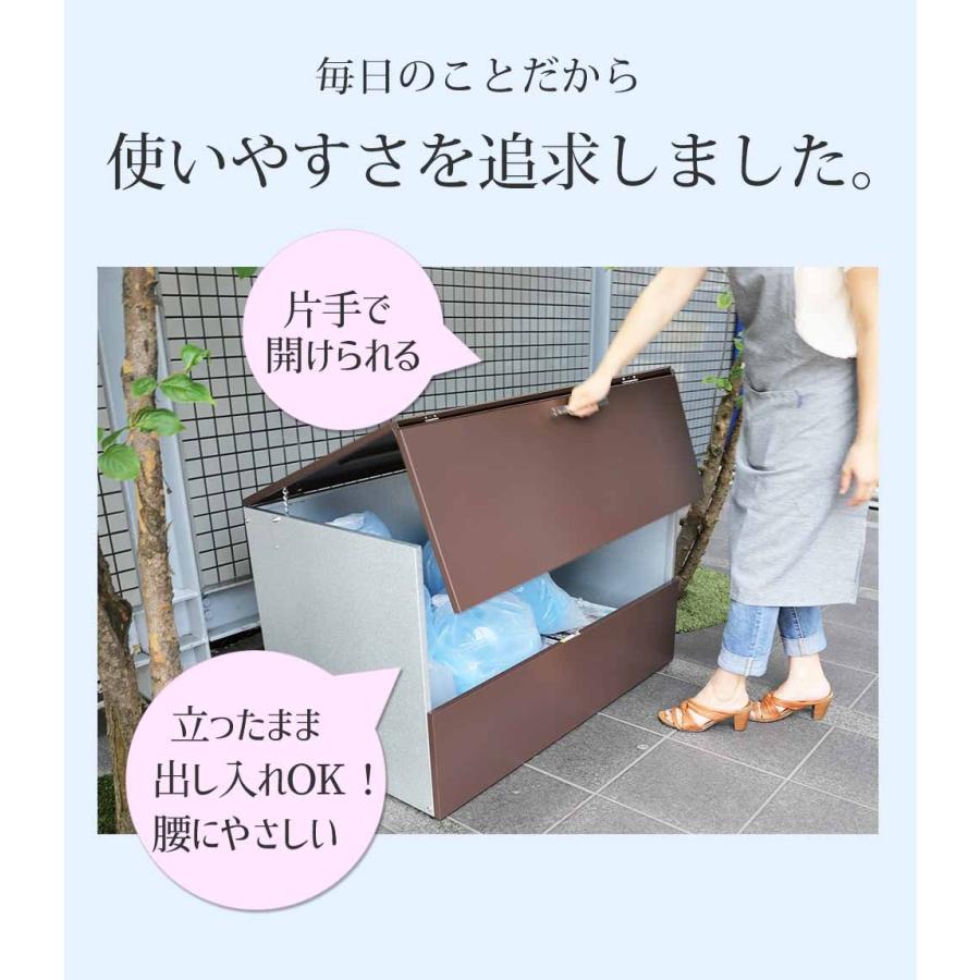 屋外用ゴミ箱 ゴミステーション ごみ箱 ゴミストッカー 屋外 約幅100cm 大型 大容量 屋外ストッカー 大型 おしゃれ 金属製 屋外ごみ箱 Adch0008 レトロおしゃれ雑貨家具のプリズム 通販 Yahoo ショッピング