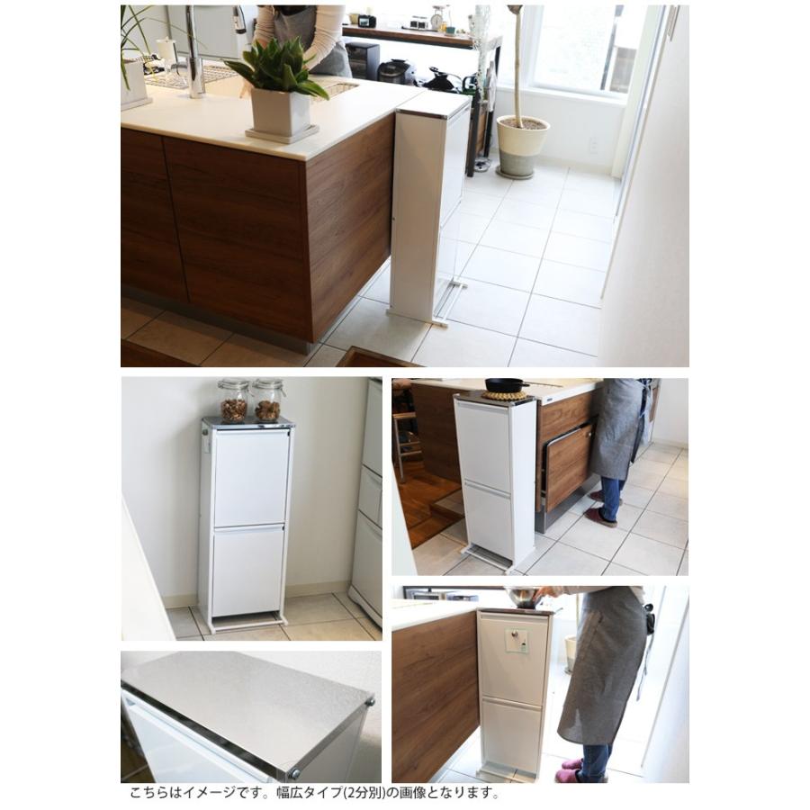 ステンレストップ ダストボックス 天板付き ダストボックス ステンレス製 横型4分別 9l ゴミ箱 ごみ箱 おしゃれ スリム 2段 分別ごみ箱 約幅60cm Adch0148 レトロおしゃれ雑貨家具のプリズム 通販 Yahoo ショッピング