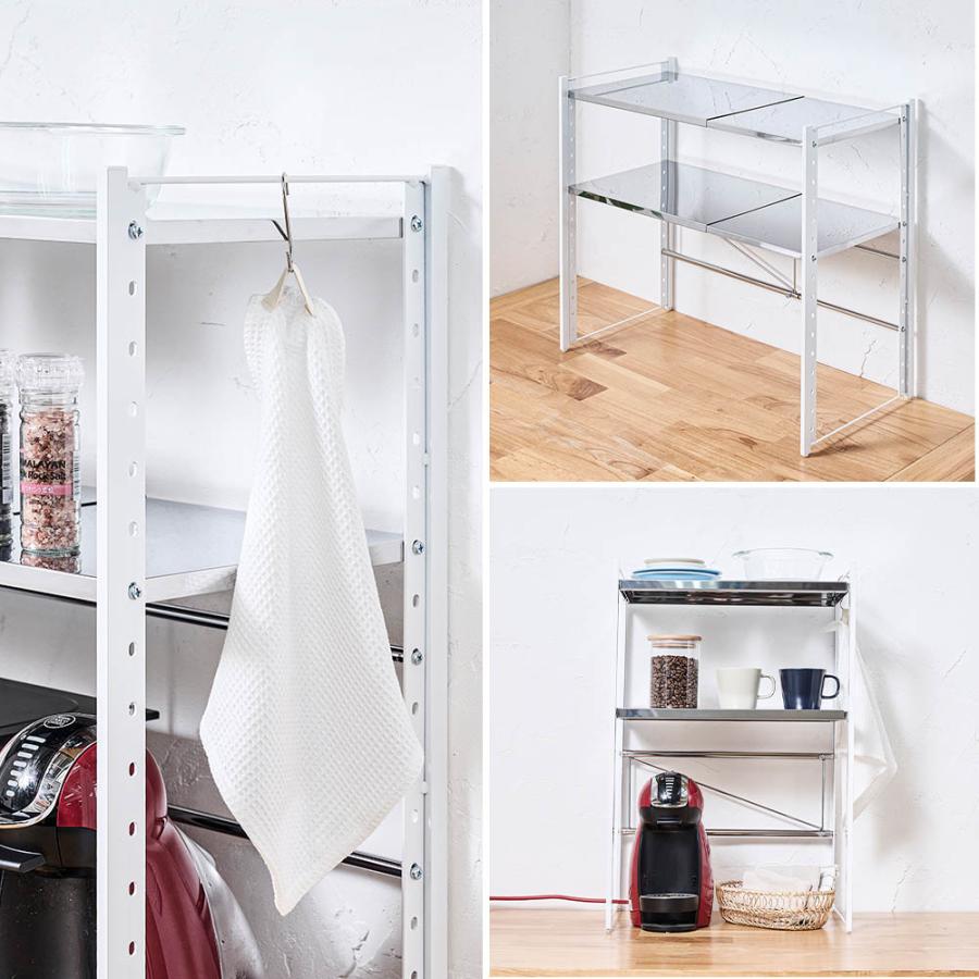 【たけさん専用】キッチンラック ステンレスシェルフ 2台 たけさん専用】キッチンラック ステンレスシェルフ 2台 たけさん