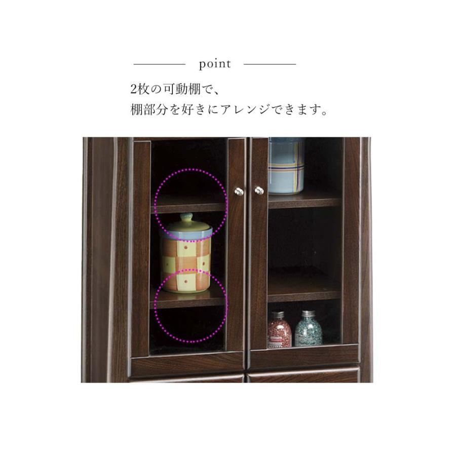 完成品 彩美 キャビネット キャビネット ガラスキャビネット リビングキャビネット サイドボード サイドキャビネット飾り棚 収納棚 収納家具 |  | 04