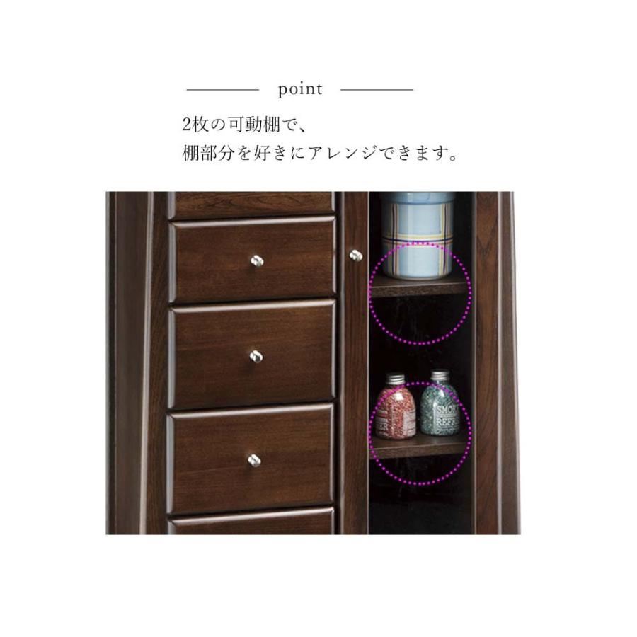 完成品 彩美 キャビネット キャビネット ガラスキャビネット リビングキャビネット サイドボード サイドキャビネット飾り棚 収納棚 収納家具 |  | 04