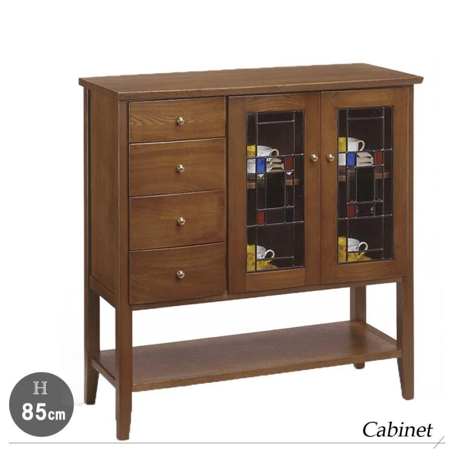 完成品 オーロラ ステンドキャビネット キャビネット サイドボード ガラスキャビネット サイドキャビネット リビングボード収納家具 収納棚 | 