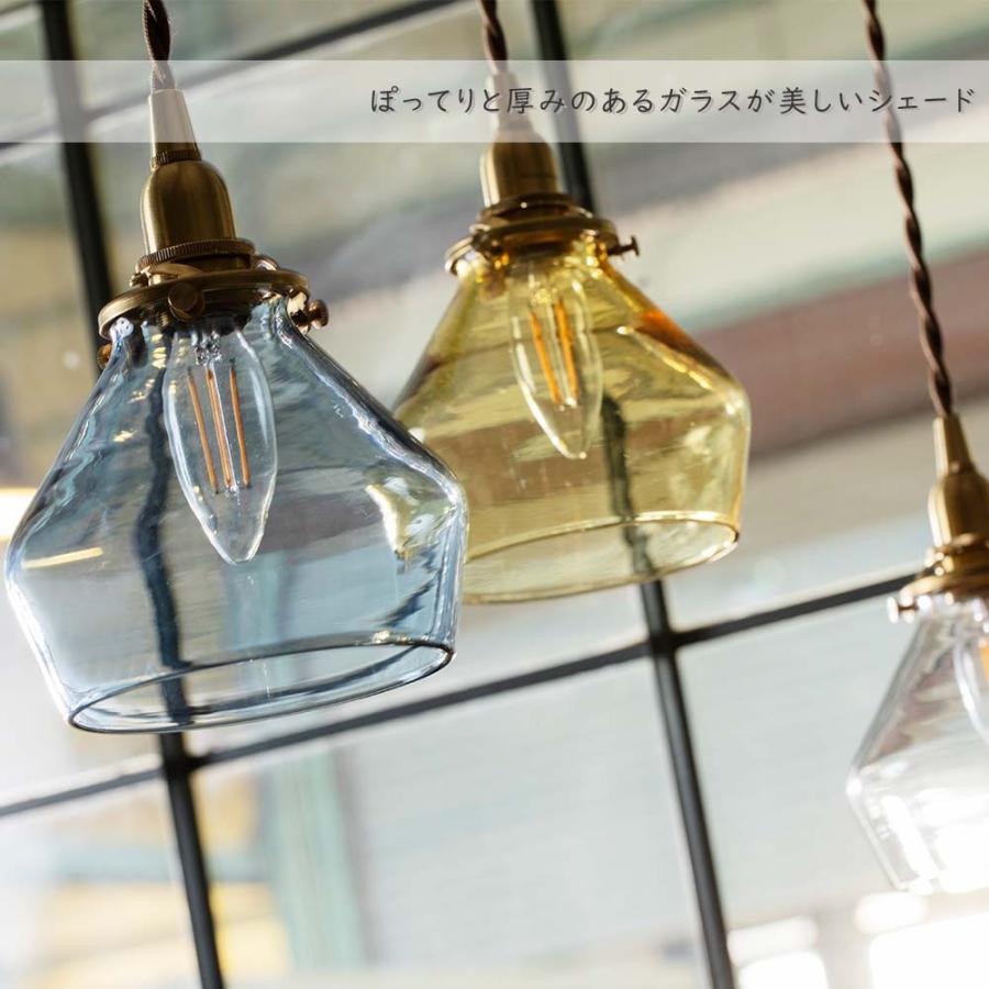 ガラス製 ペンダントライト　ランプシェード　シェードランプ Glass Lamp Shade / ガラス ランプ シェード フラワー〈照明