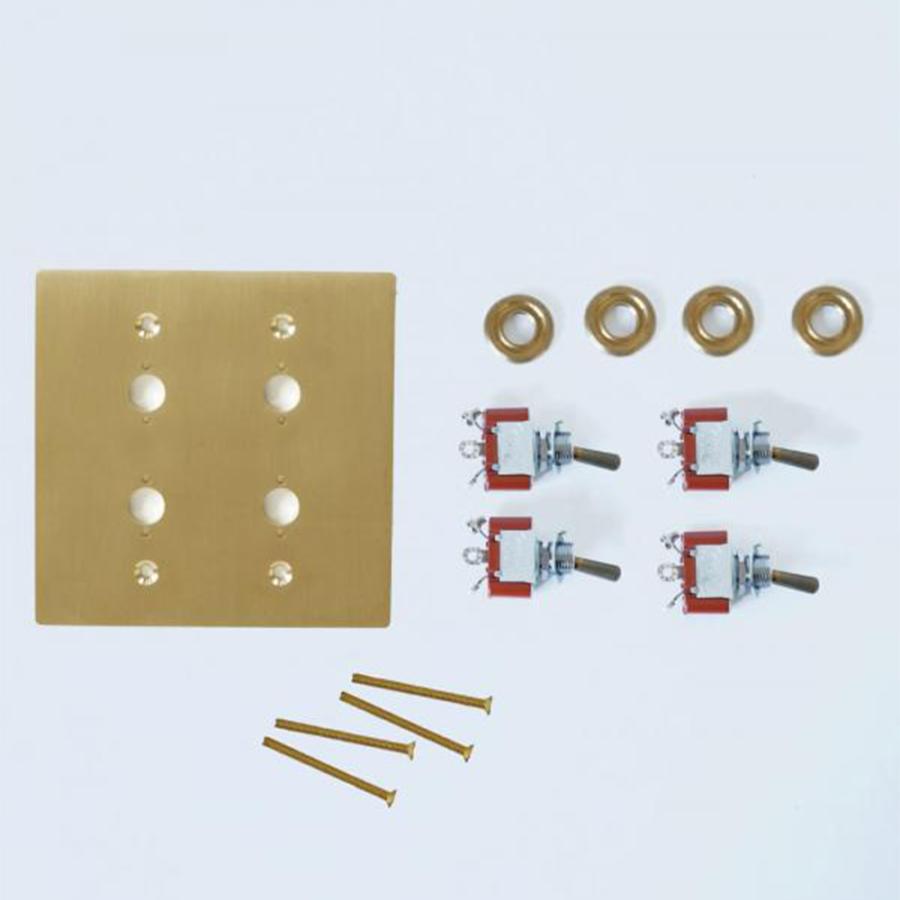 【再販】真鍮プレート★4枚セット★ 真鍮 プレート/4口用 | TECTURE（テクチャー）