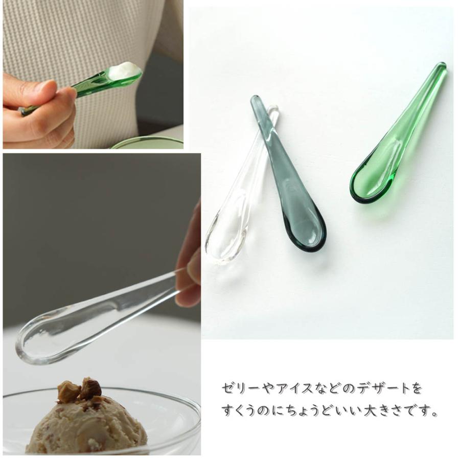 メム レンゲスプーン スプーン ガラス 匙 さじ 食卓 食器 れんげ