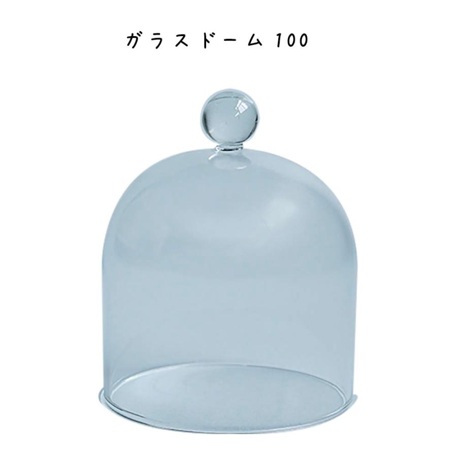 ガラスドーム100 北欧 キッチン 蓋 ガラス 透明 クリア