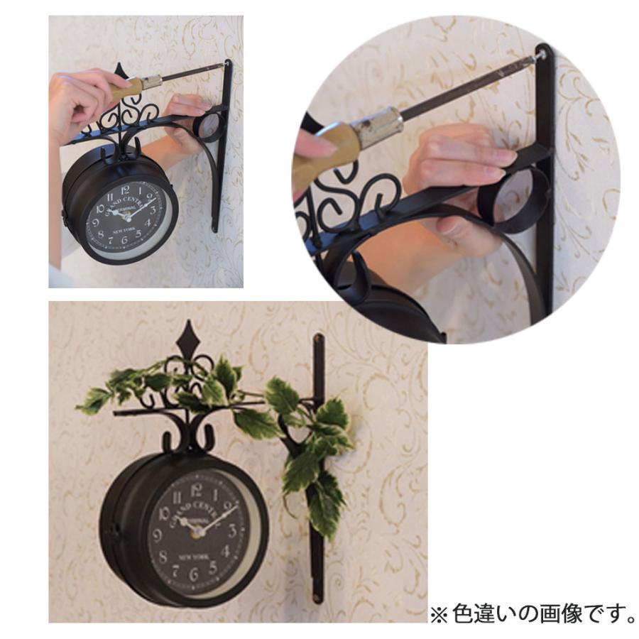 ウォールクロック S 時計 掛け時計 両面時計 掛時計 おしゃれ かっこいい 両面 秒針なし 見やすい ローマ数字 ダブルフェイス 壁掛け時計 時計 Azmy4301 レトロおしゃれ雑貨家具のプリズム 通販 Yahoo ショッピング