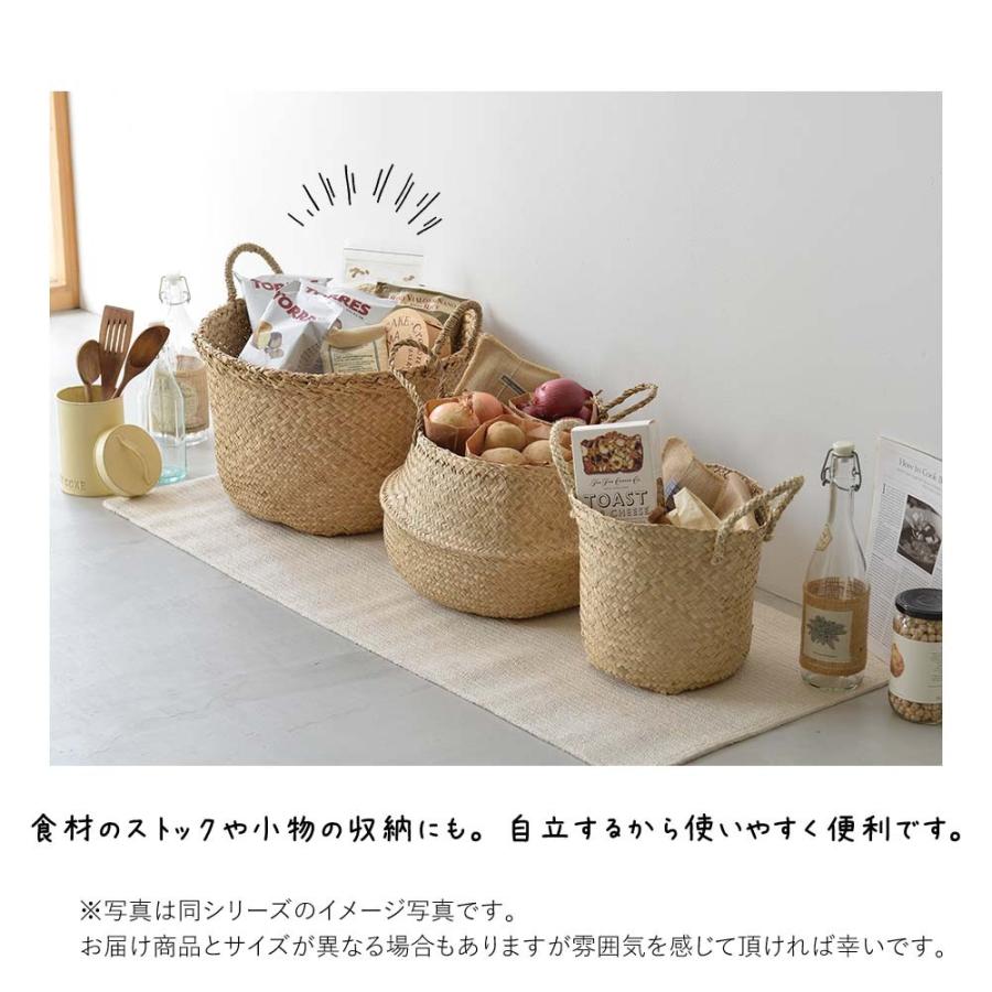 シーグラスバケツカゴ バスケット かご 収納バスケット シーグラス