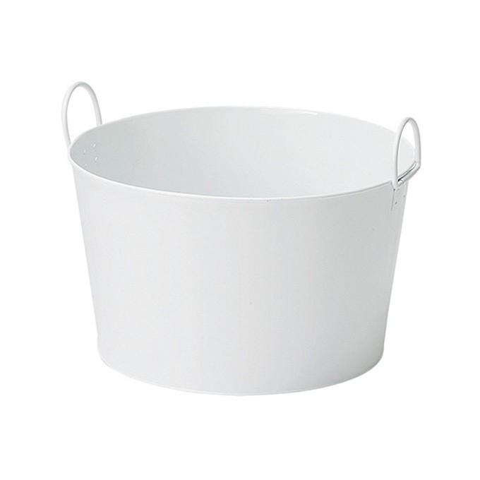 バスケット ブリキバケツ ブリキばけつ かご 籠 カゴ 持ち手付き